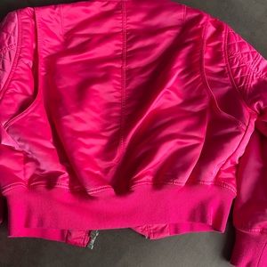 Women’s Pink Bomber Jacket